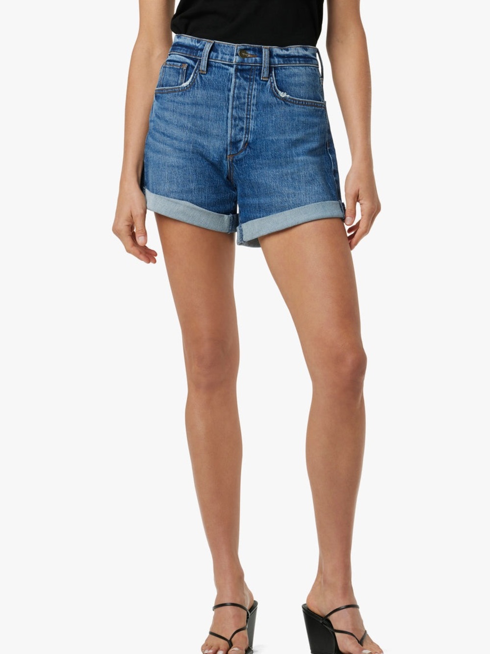 Joe’s Jeans Women’s Alex High Rise Cuffed Denim Shorts Sz 27